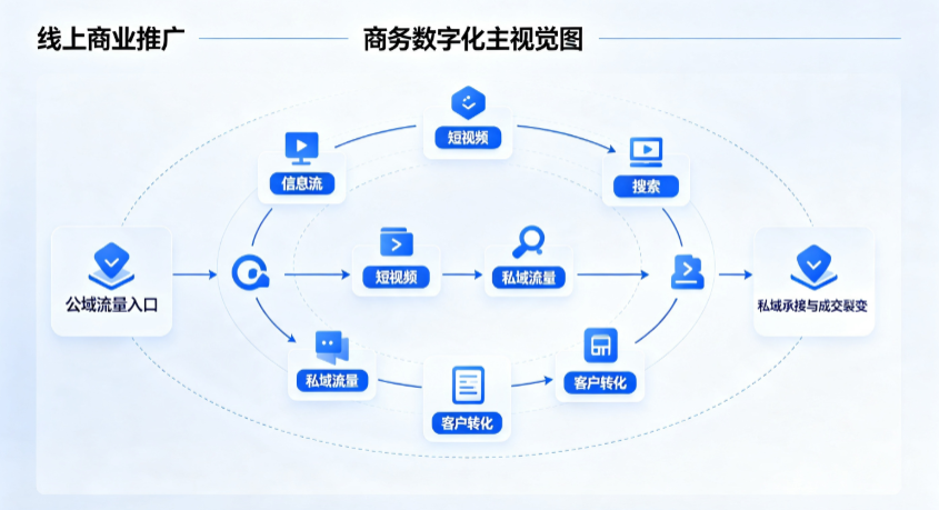 仲巴县线上商业推广怎么做？全域流量闭环搭建与低成本转化实战指南